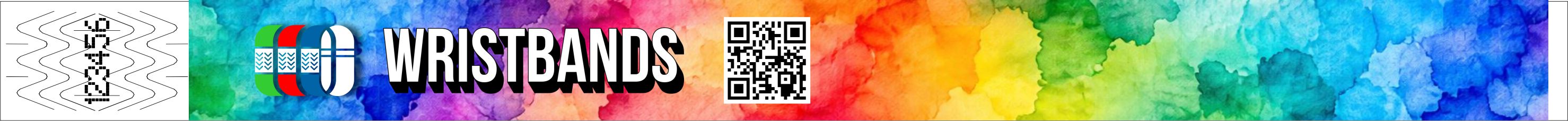 Design în acuarelă, cu cod QR